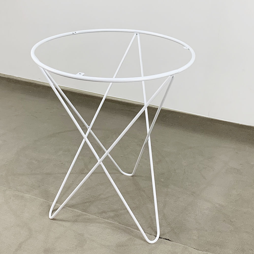 Chân bàn Cafe sắt 4 chữ V mặt tròn CBC026 - Image 2