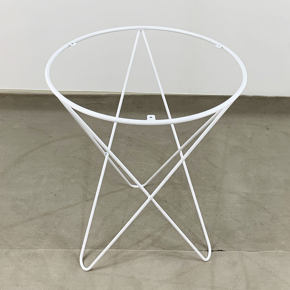 Chân bàn Cafe sắt 4 chữ V mặt tròn CBC026