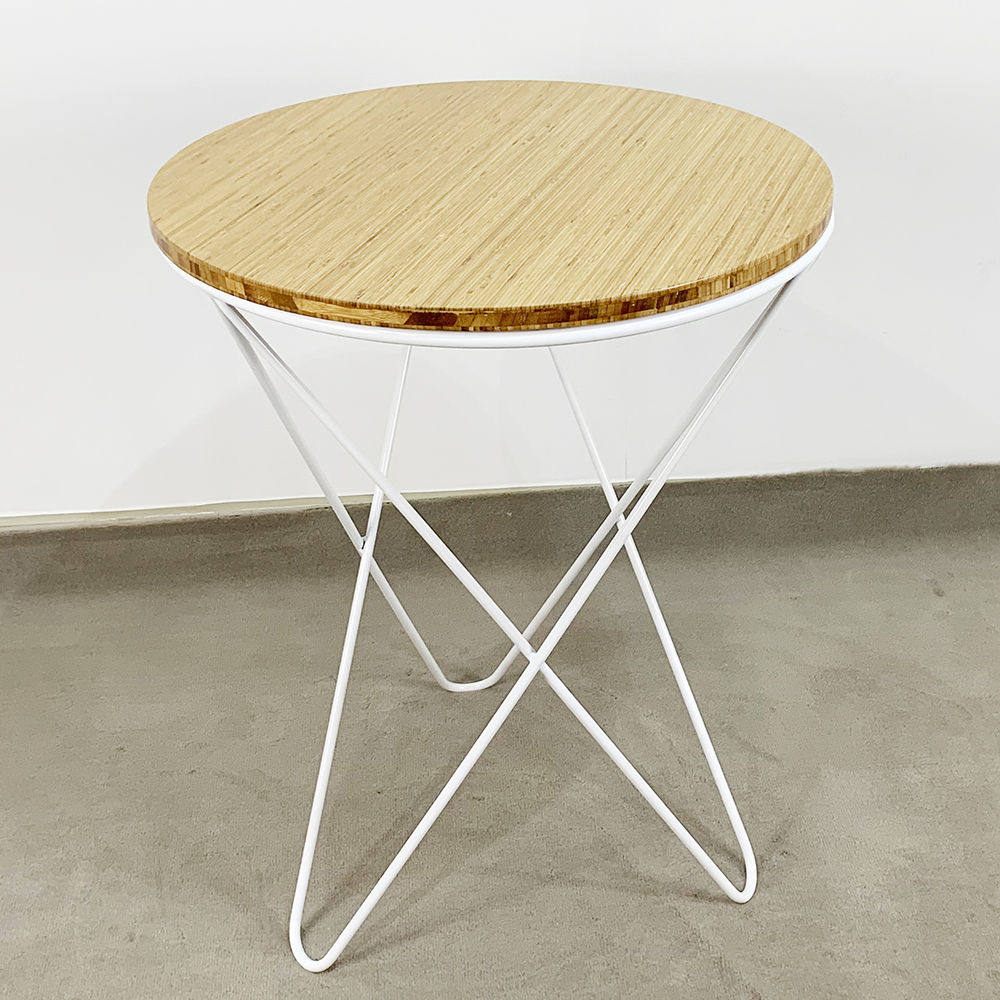 Chân bàn Cafe sắt 4 chữ V mặt tròn CBC026 - Image 3