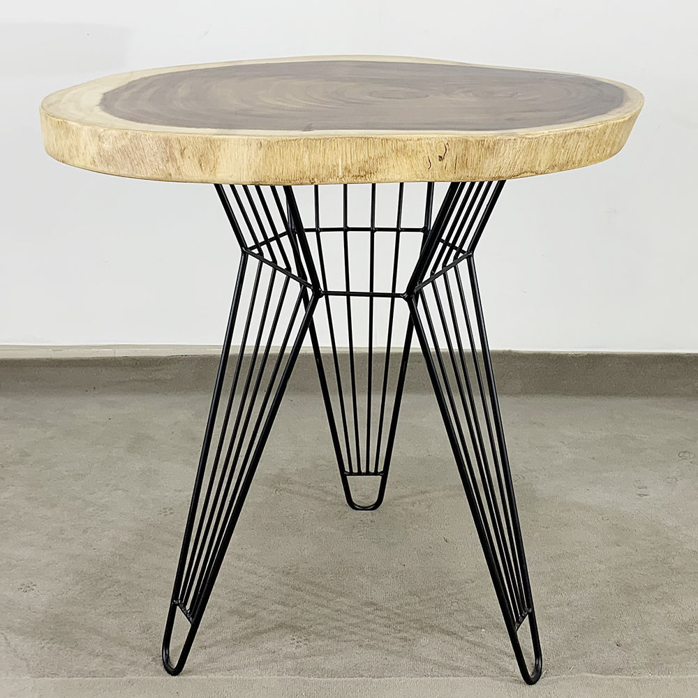 Chân bàn cafe sắt sơn tĩnh điện cao 72cm CHBCF005 - Image 3