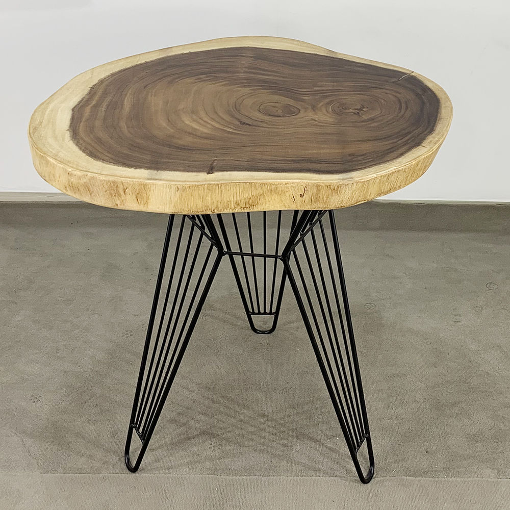 Chân bàn cafe sắt sơn tĩnh điện cao 72cm CHBCF005 - Image 2