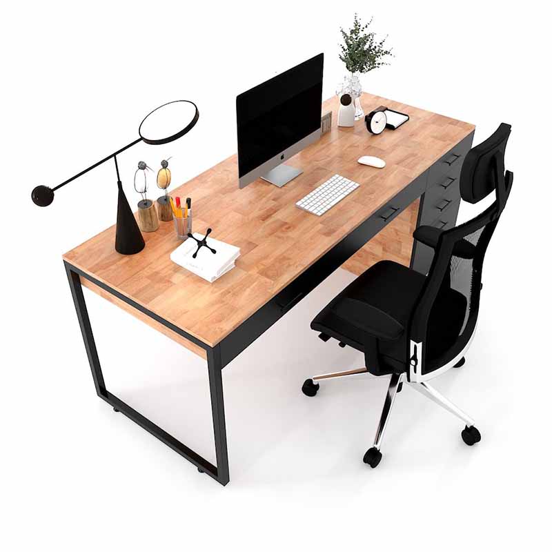 Bàn giám đốc 180x70cm chân bàn kết hợp tủ BGD025 - Image 7