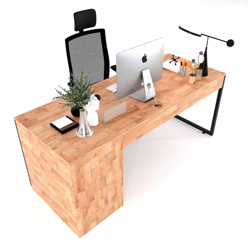 Bàn giám đốc 180x70cm chân bàn kết hợp tủ BGD025 - Image 4