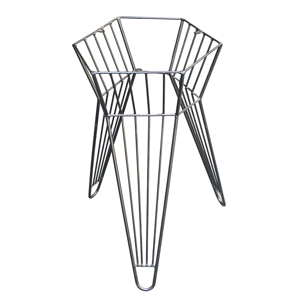 Chân bàn cafe sắt sơn tĩnh điện cao 72cm CHBCF005