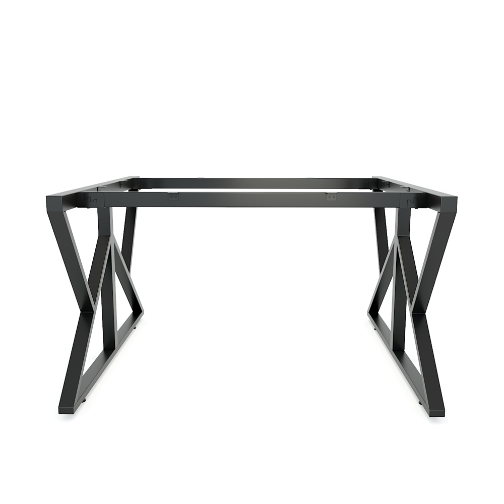 Chân bàn sắt hệ chữ K 120x120cm lắp ráp CSCK006 - Image 2