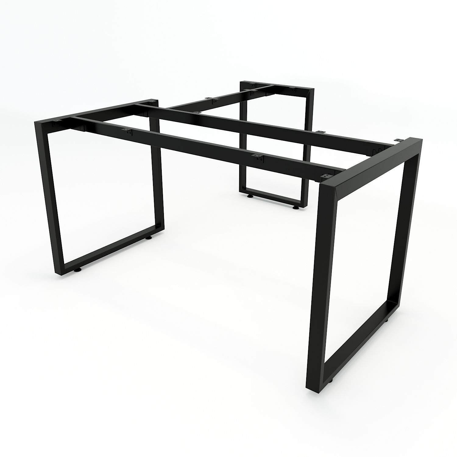 Chân bàn chữ L hệ chữ nhật 140x140cm lắp ráp CSCN007